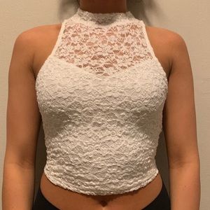 CUTE ABERCROMBIE LACE TANK!!